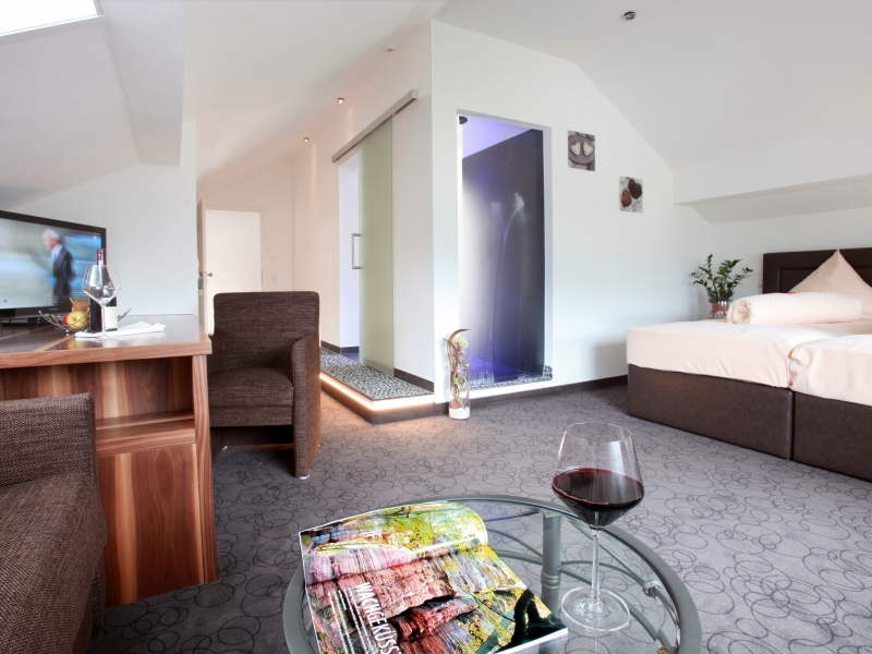 Hotel Am Hirschhorn in Wilgartswiesen – stilvolles Studio und komfortables Hotelzimmer in der Südwestpfalz