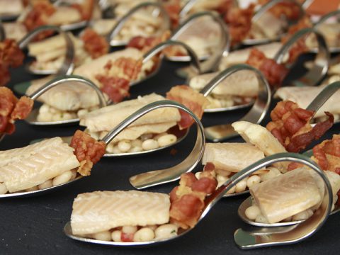 Fisch-Fingerfood im Restaurant Am Hirschhorn – kreative Häppchen und feine Küche in der Pfalz