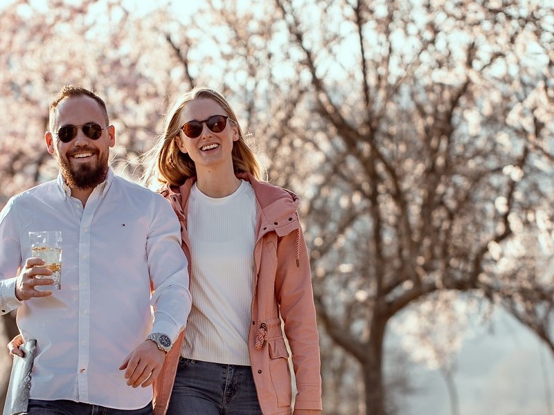 den Frühling in der Pfalz genießen und Relaxen